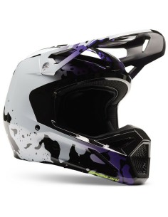 Casco Fox V1 Morphic Negro/Blanco