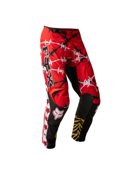 Pantalón Fox 180 Barbed Wire SE Rojo Fluor