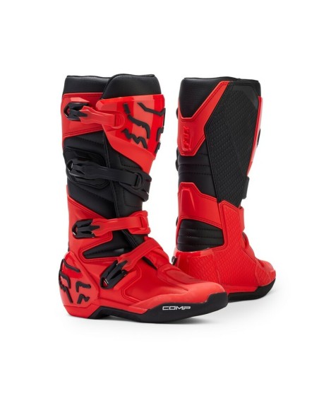 Botas Infantiles Fox Comp Rojo Fluor