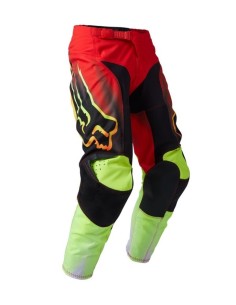 Pantalón Infantil Fox 180 Statk Rojo Fluor