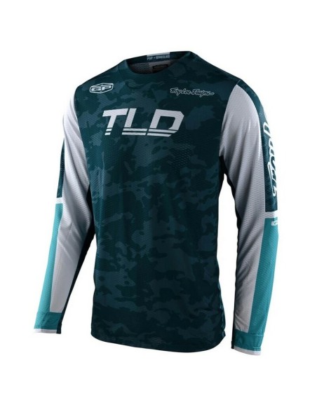 Jersey Troy Lee Designs GP Air Veloce Camuflaje Azul
