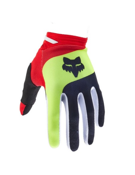 Guantes Fox 180 Ballast Negro/Rojo