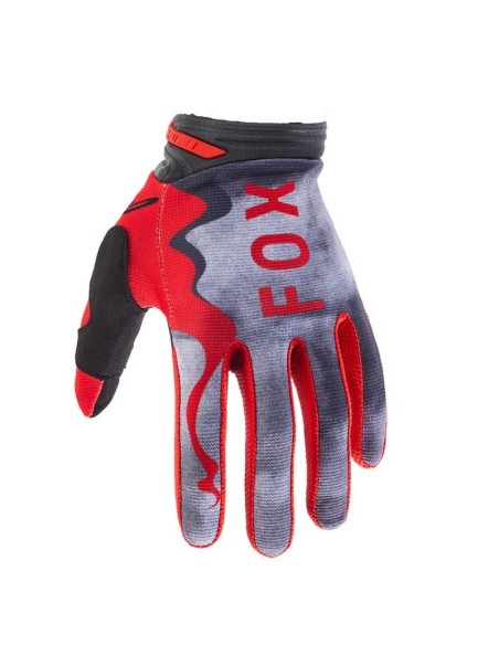 Guantes Fox 180 Atlas Gris/Rojo