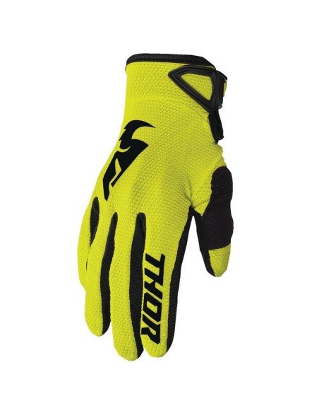 Guantes Infantiles Thor Sector Amarillo Fluo