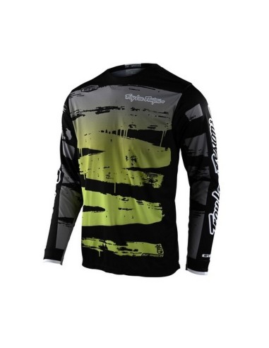 Jersey Infantil Troy Lee Designs GP Brushed Negro/Verde