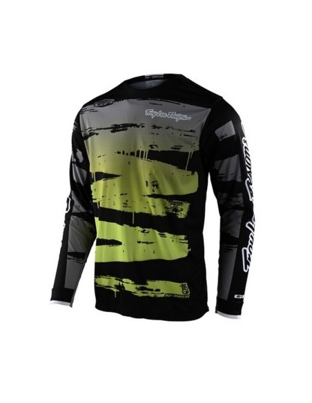 Jersey Infantil Troy Lee Designs GP Brushed Negro/Verde
