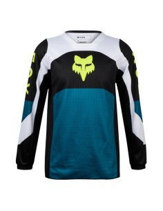 Jersey Infantil Fox 180 Nitro Azul/Negro