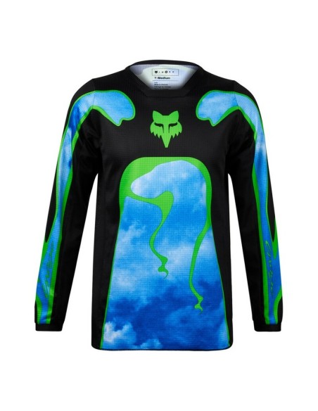 Jersey Infantil Fox 180 Atlas Negro/Rojo