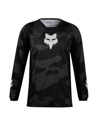Jersey Infantil Fox 180 BNKR Camuflaje Negro