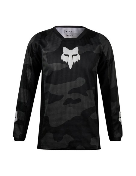 Jersey Infantil Fox 180 BNKR Camuflaje Negro