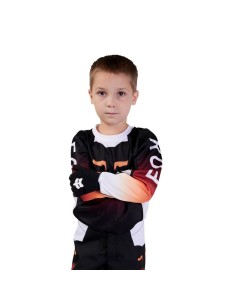 Jersey PeeWee Fox 180 Flora Negro