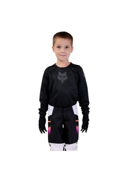Jersey PeeWee Fox 180 Blackout Negro/Negro