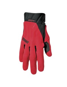 Guantes Thor Draft Rojo/Negro