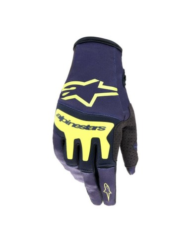 Guantes Alpinestars Techstar Azul Marino/Oro