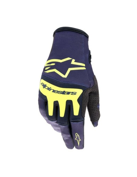 Guantes Alpinestars Techstar Azul Marino/Oro