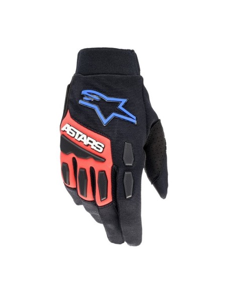 Guantes Alpinestars Full Bore XT Negro/Azul/Rojo Fluor