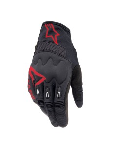 Guantes Alpinestars Techdura Negro/Rojo
