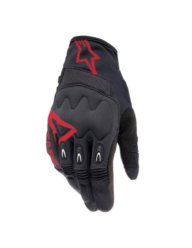 Guantes Alpinestars Techdura Negro/Rojo