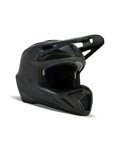 Casco Fox V3 RS Carbon Solid Negro Mate