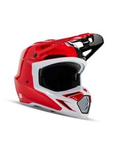 Casco Fox V3 RS Optical Rojo Fluor