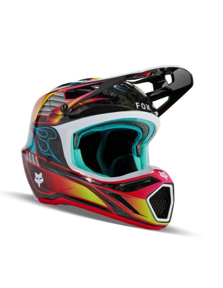 Casco Fox V3 RS Viewpoint Multicolor