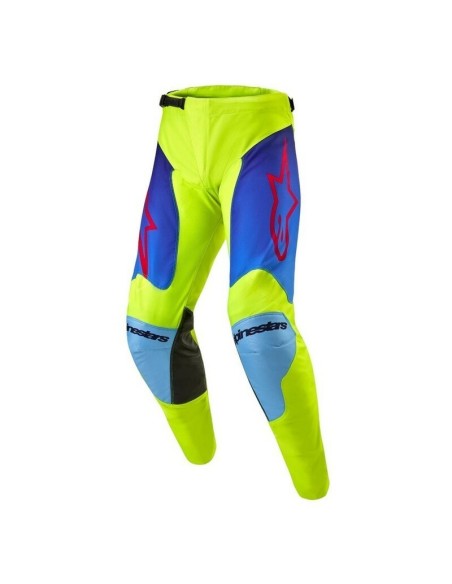 Pantalón Alpinestars Racer Hoen Amarillo Flúor/Azul
