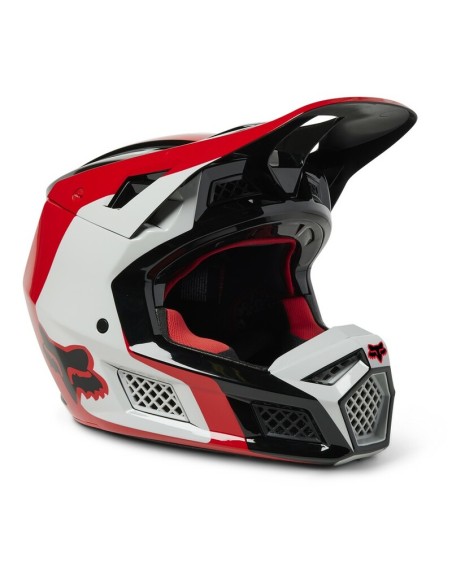Casco Fox V3 RS Efekt Rojo Fluo