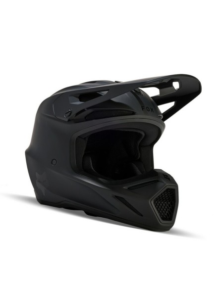 Casco Infantil Fox V3 Solid Negro Mate