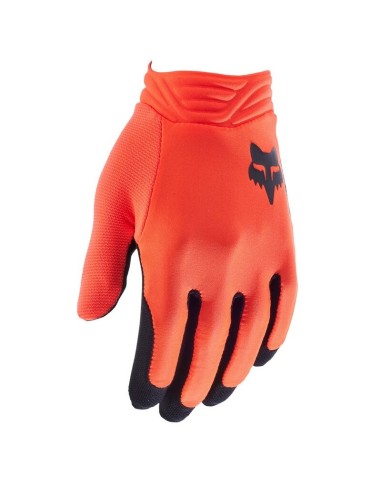 Guantes Infantiles Fox Airline Naranja Fluor