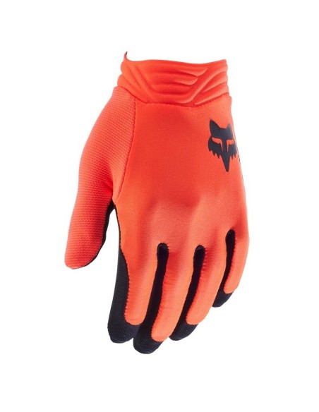 Guantes Infantiles Fox Airline Naranja Fluor
