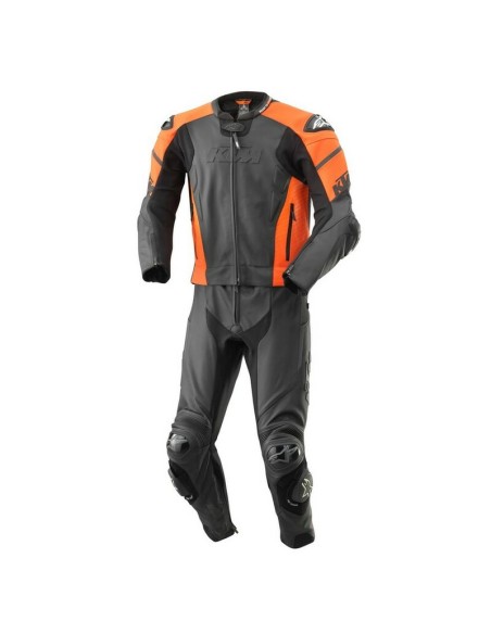 Conjunto de Cuero KTM Radius Negro/Naranja