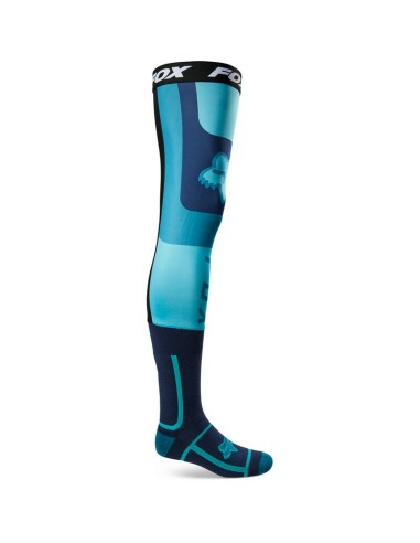 Medias Altas Fox Flexair Knee Brace Turquesa