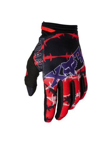Guantes Fox 180 Barbed Wire SE Rojo Fluor