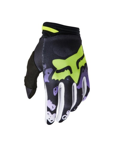 Guantes Fox 180 Morphic Negro/Amarillo