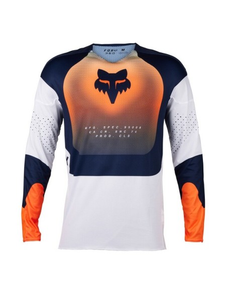 Jersey Fox 360 Revise Azul Marino/Naranja