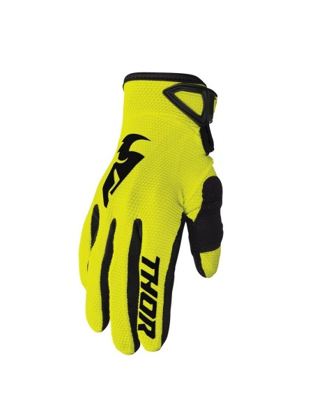 Guantes Thor Sector Amarillo Fluo