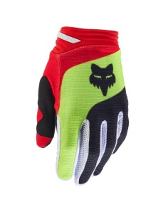 Guantes Infantiles Fox 180 Ballast Negro/Rojo