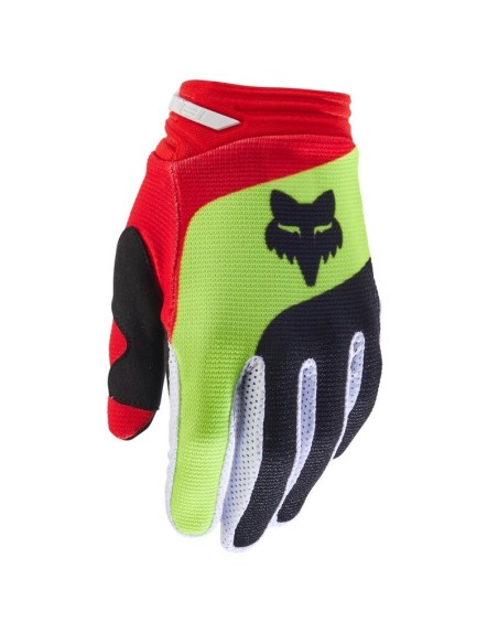 Guantes Infantiles Fox 180 Ballast Negro/Rojo