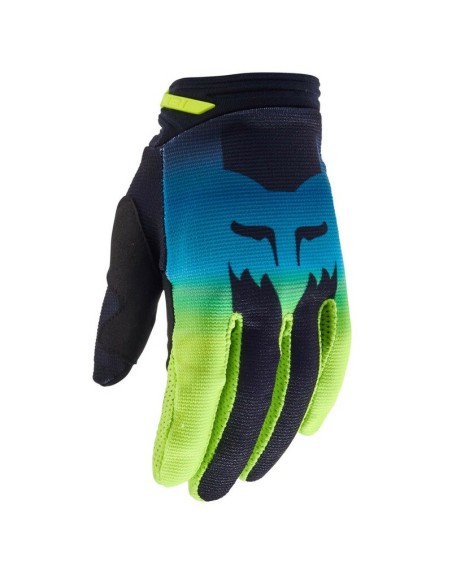 Guantes Infantiles Niña Fox 180 Flora Negro/Amarillo