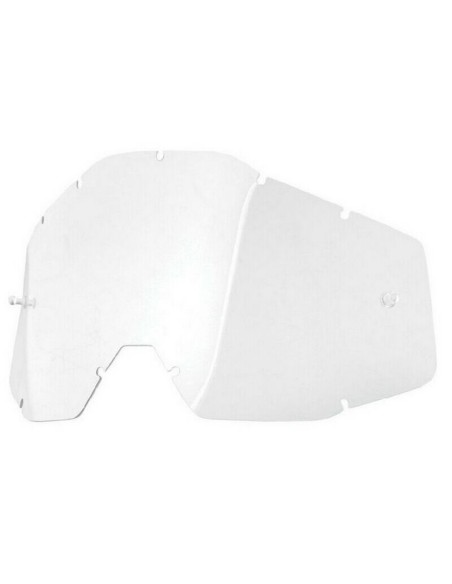 Cristal Gafas 100% Racecraft/Accuri/Strata Trasparente