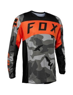 Jersey Fox 180 BNKR Camuflaje Gris/Naranja