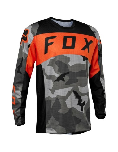 Jersey Fox 180 BNKR Camuflaje Gris/Naranja