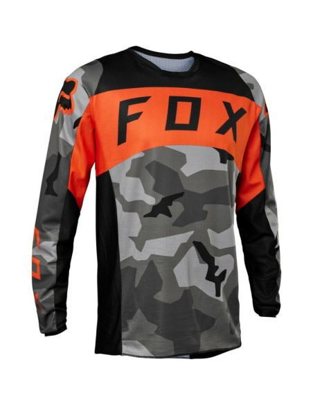 Jersey Fox 180 BNKR Camuflaje Gris/Naranja