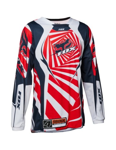 Jersey Infantil Fox 180 Goat Azul Marino