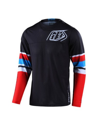 Jersey Troy Lee Designs GP Air Warped Rojo/Negro