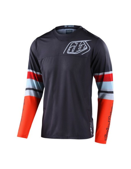 Jersey Troy Lee Designs GP Air Warped Carbono