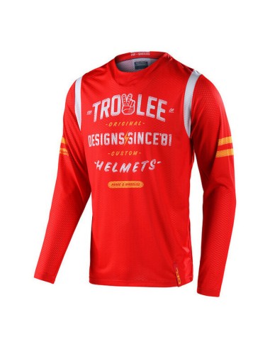 Jersey Troy Lee Designs GP Air Roll Out Rojo
