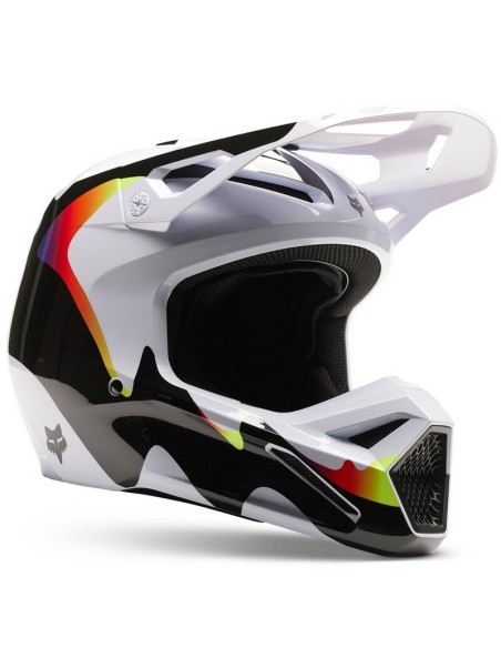 Casco Fox V1 Kozmik Negro/Blanco