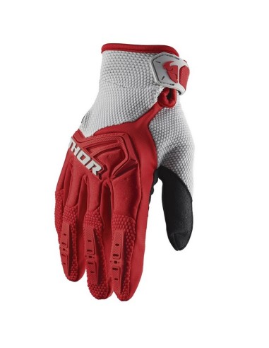 Guantes Thor Spectrum Rojo/Gris