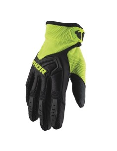 Guantes Thor Spectrum Negro/Am.Fluor